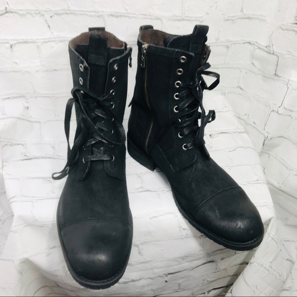 John Varvatos Other - JOHN VARVATOS USA COMBAT ARMY BOOTS  11 NEW